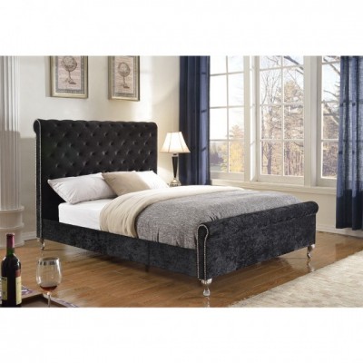 VICTORIA BED FRAME BLACK 
